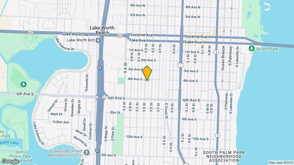 410 S D St Map and Location Details