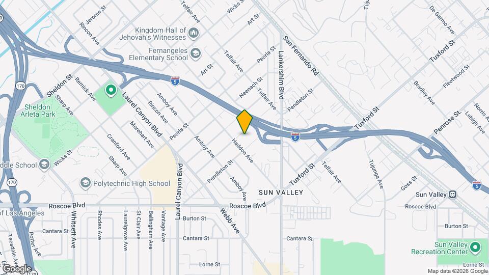 11836 Rialto St Map and Location Details