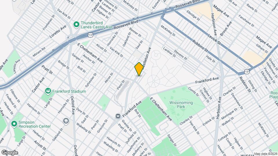 5819 Bustleton Ave Map and Location Details