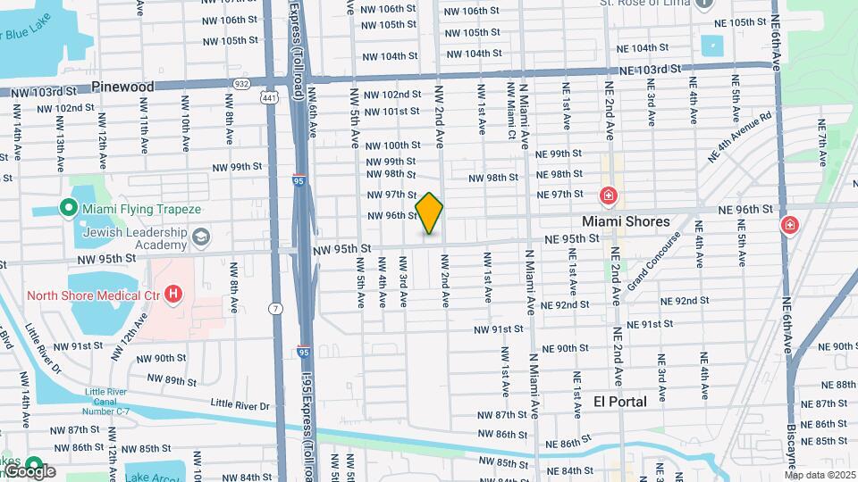 9501 NW 2nd Ct Map and Location Details