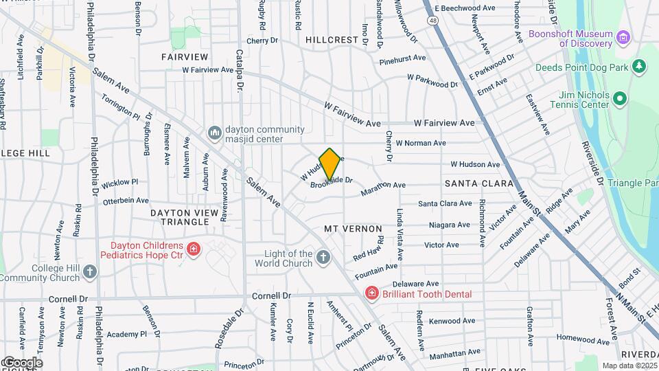 424 Brookside Dr Map and Location Details