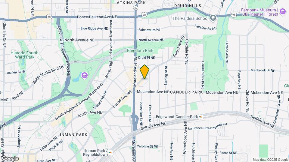 1225 Euclid Ave NE Map and Location Details