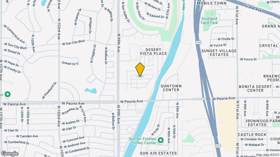10701 N 99th Ave Map and Location Details