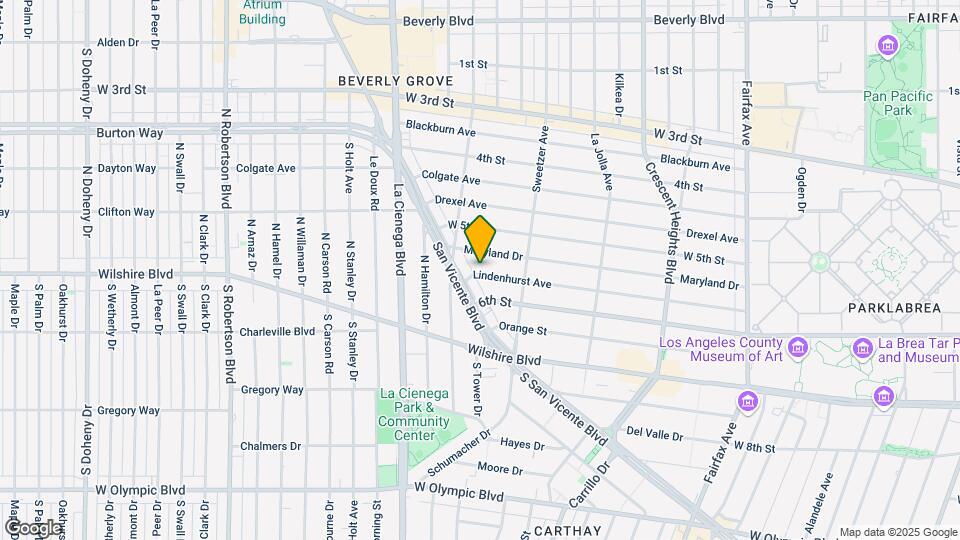 6657 Lindenhurst Ave Map and Location Details