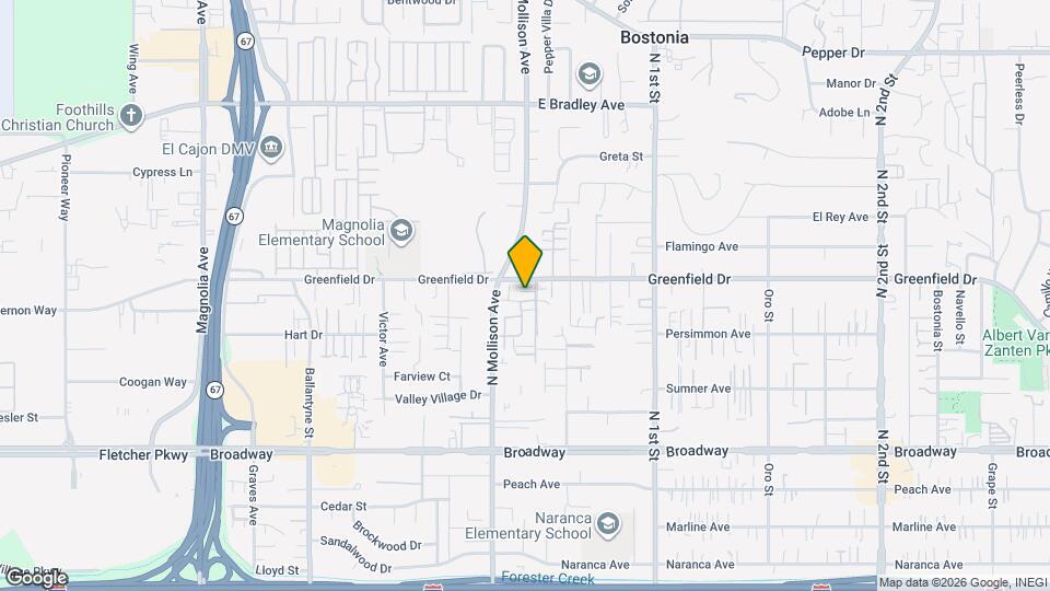 1280 Denver Ln Map and Location Details