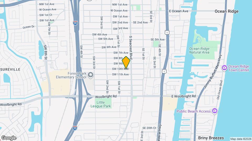 124 SW 10th Ave Map and Location Details