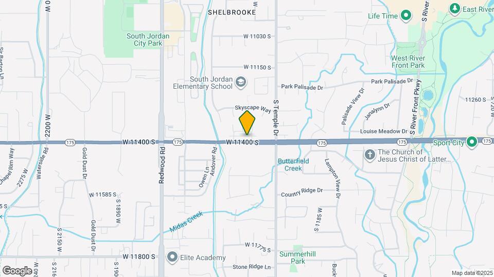 1403 W 11380 S Map and Location Details