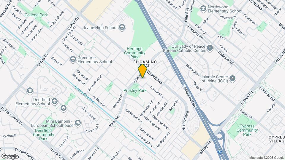 14584 Highcrest Cir Map and Location Details