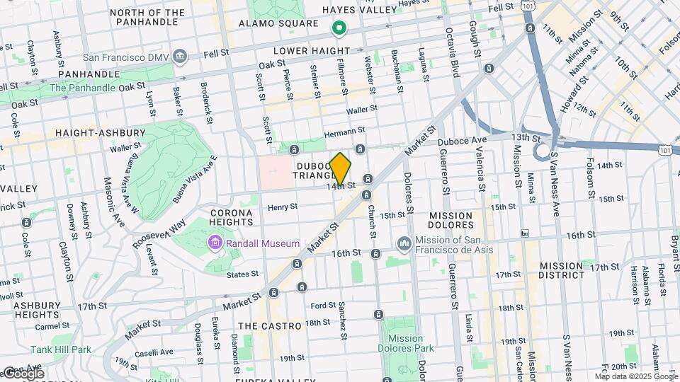 115-117-117 Sanchez St Map and Location Details