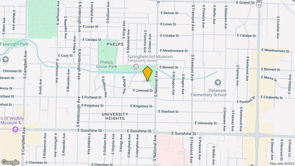 1140 E Linwood Terrace Map and Location Details
