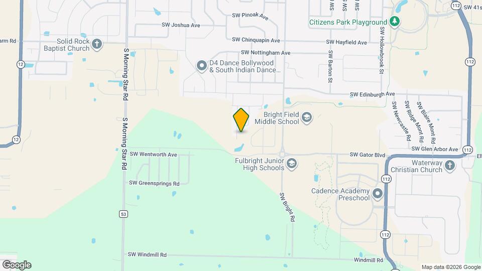 5201 SW Kemptown Pl Map and Location Details