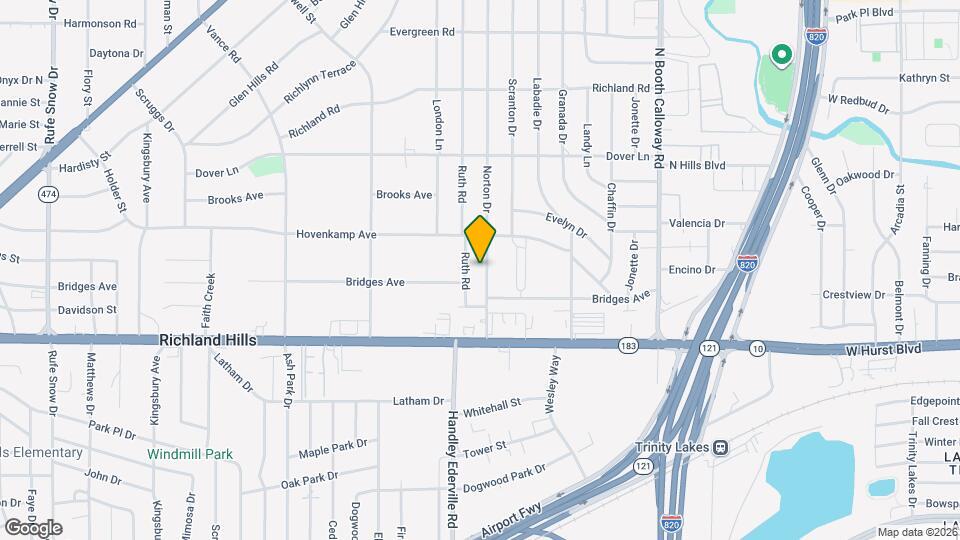 3405 Norton Dr Map and Location Details