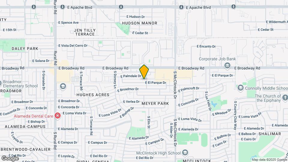 1532 E El Parque Dr Map and Location Details