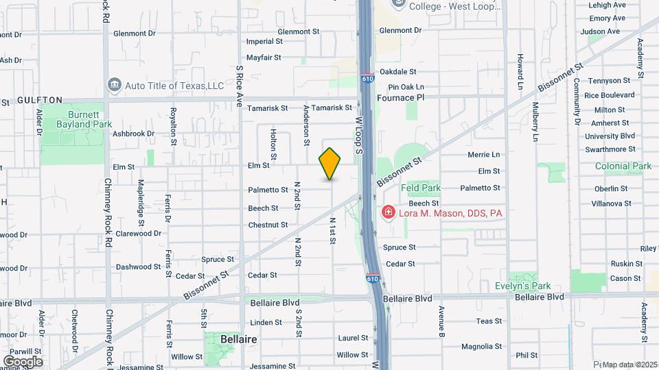 4800 Palmetto St Map and Location Details