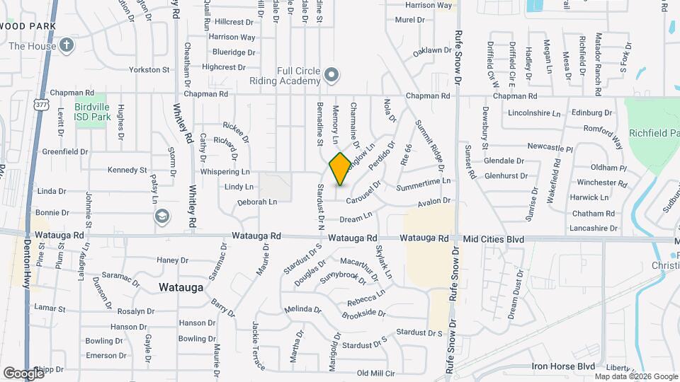 6404 Moonglow Ln Map and Location Details