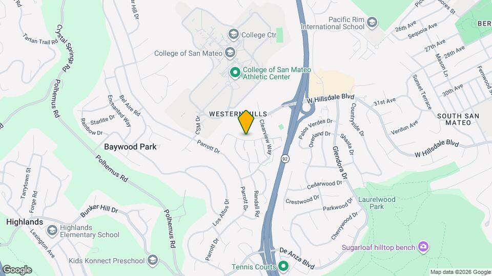 1646 Bayridge Way Map and Location Details