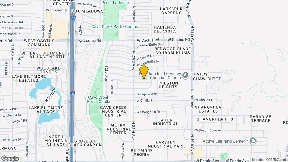 2226 W Sierra St Map and Location Details