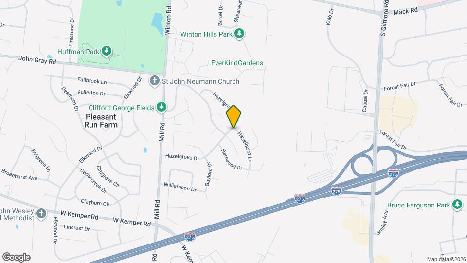 12097 Hazelhurst Dr Map and Location Details