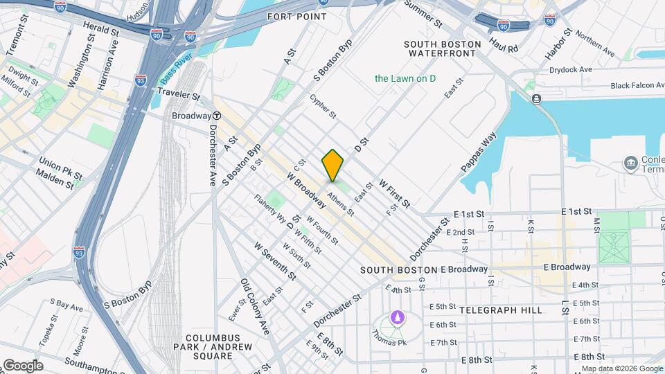 201 W 3rd St, Unit F Mapa y Detalles de la Ubicación