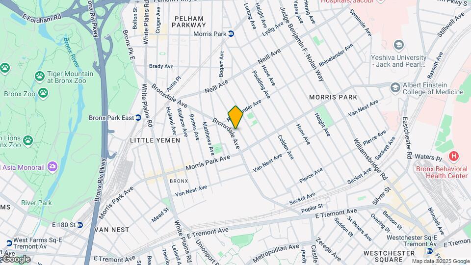 1840 Bronxdale Ave Map and Location Details