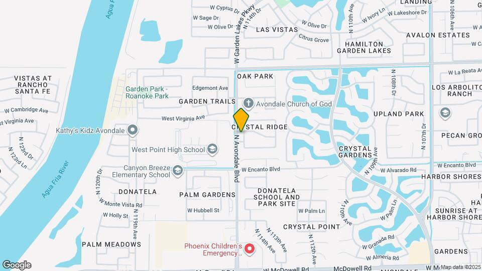 2452 N 114th Ln Map and Location Details