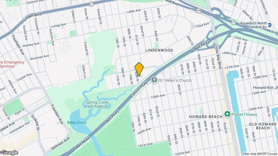 156-33 80th St Map and Location Details