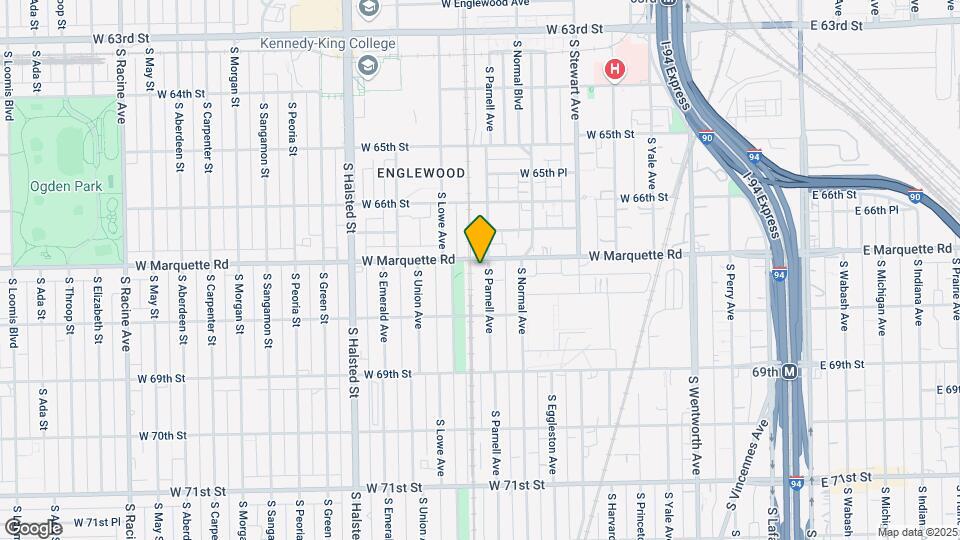 6710 S Parnell Ave, Unit 2 Map and Location Details