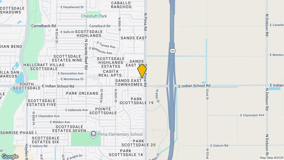 4111 N 87th Pl Map and Location Details