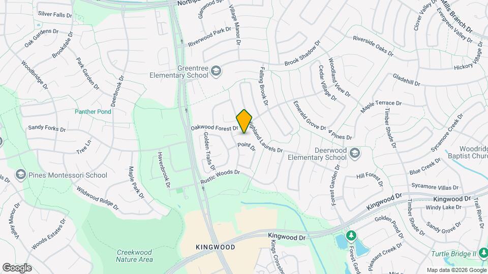 4318 Pinewood Park Dr Map and Location Details