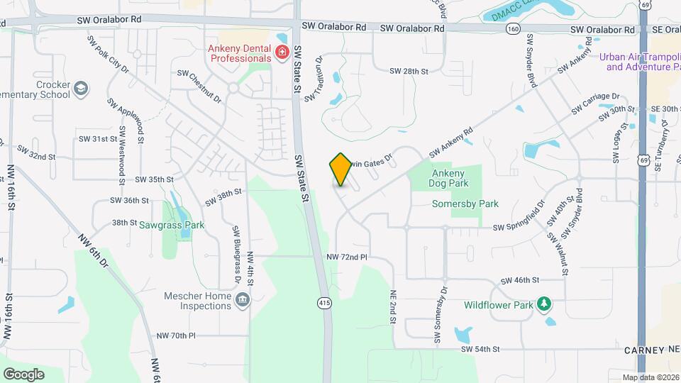 1603 SW Twin Gates Dr Map and Location Details