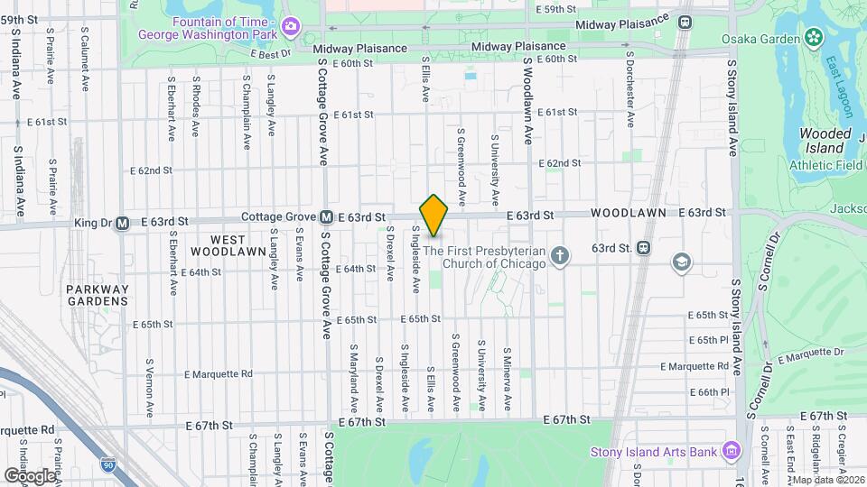 6332 S Ellis Ave Map and Location Details