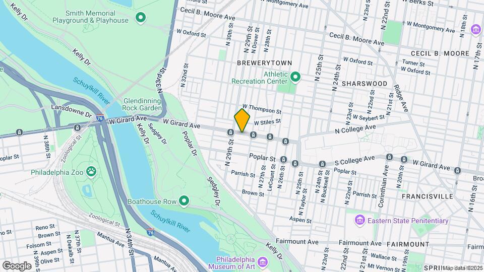 2818 W Girard Ave Map and Location Details