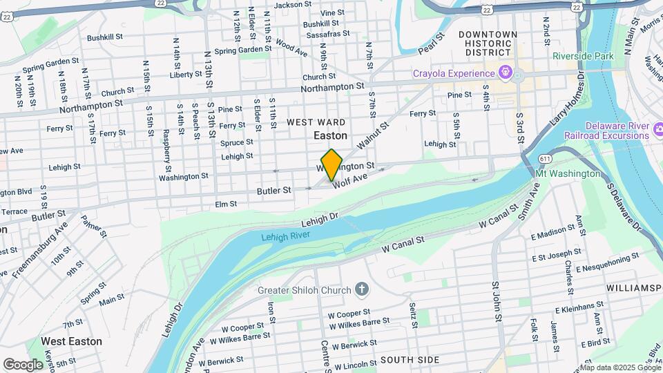902 Butler St Map and Location Details