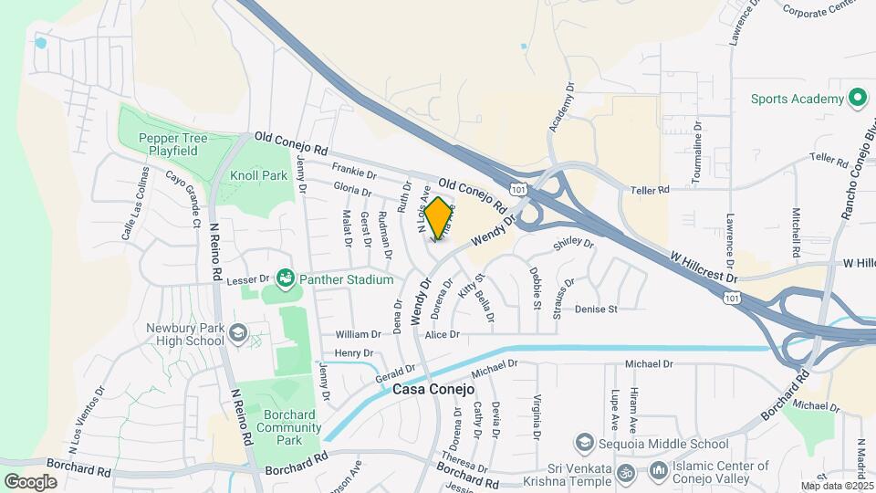 652 Verna Ave Map and Location Details