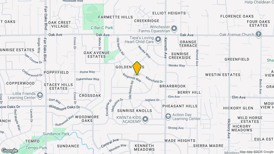 7040 Kingsmill Way Map and Location Details