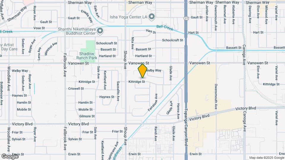 22259 Kittridge St Map and Location Details