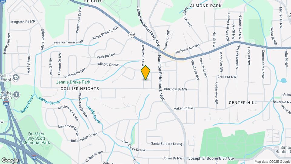 639 Ozburn Rd NW Map and Location Details