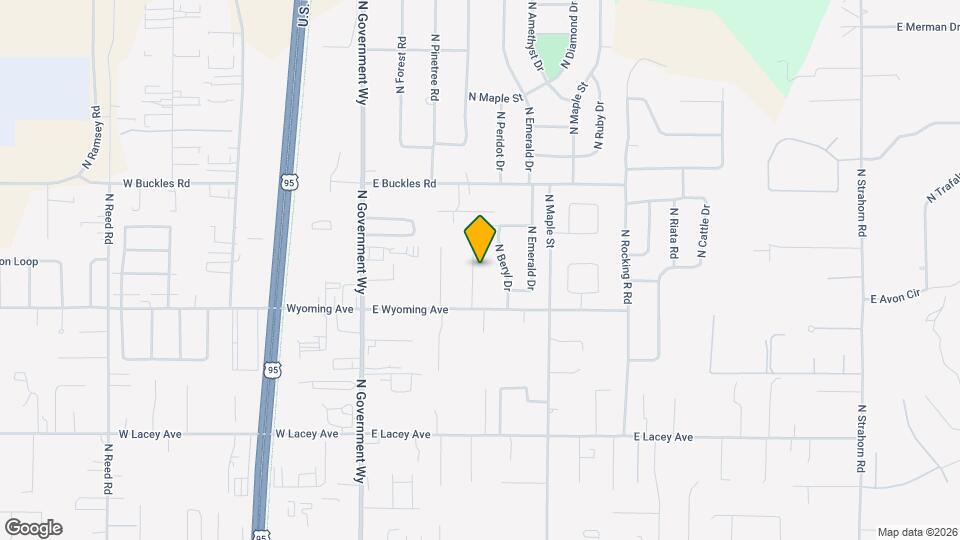 11310 N Meadow View Ln Map and Location Details
