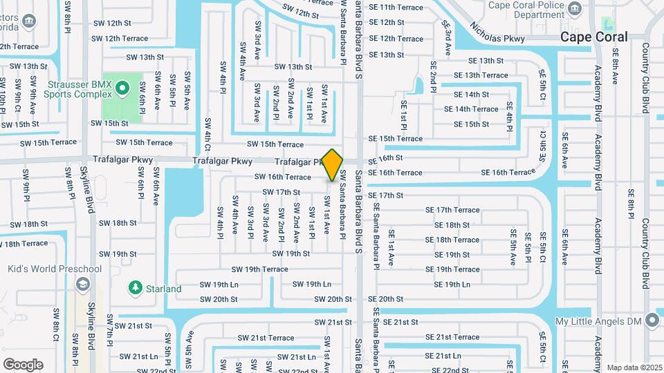 1625 SW 1st Ave Map and Location Details