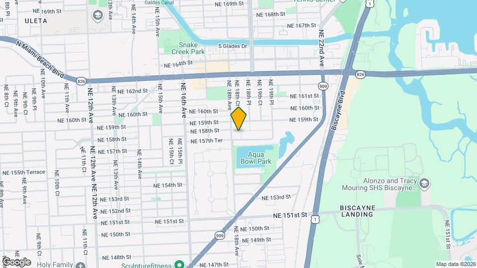 15760 NE 18th Ct Map and Location Details