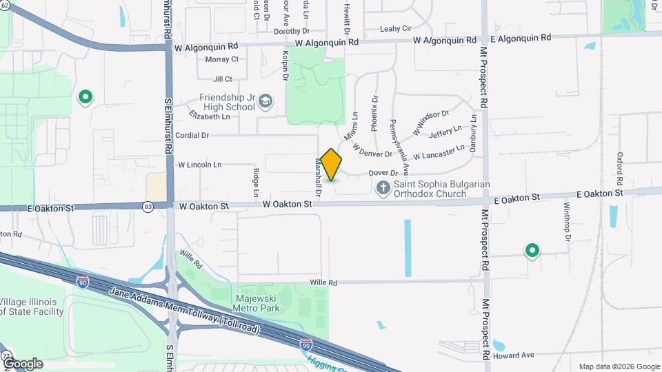 385 Dover Ln Map and Location Details