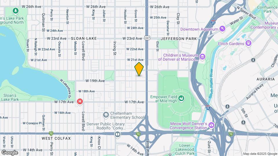 1900 Grove St Map and Location Details