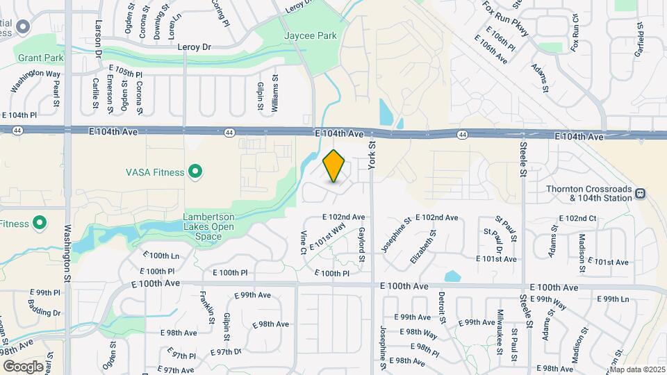 2075 E 103rd Ave Map and Location Details