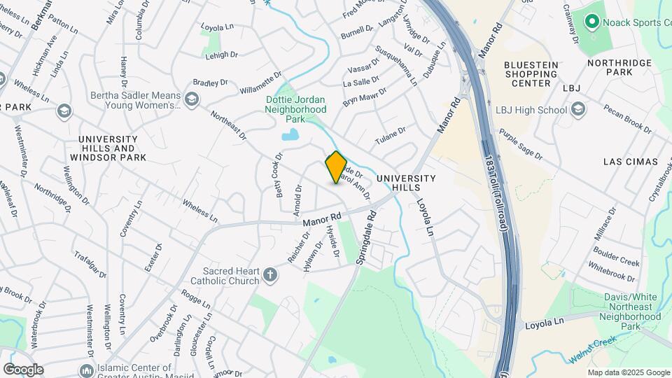 3208 Northeast Dr, Unit A Mapa y Detalles de la Ubicación