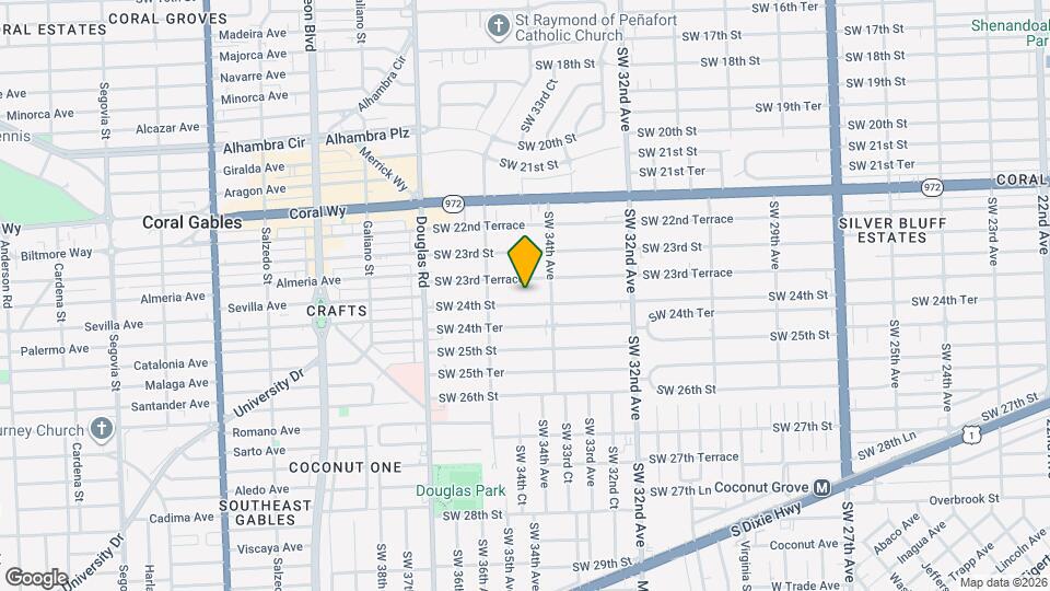 3461 SW 24th St Map and Location Details