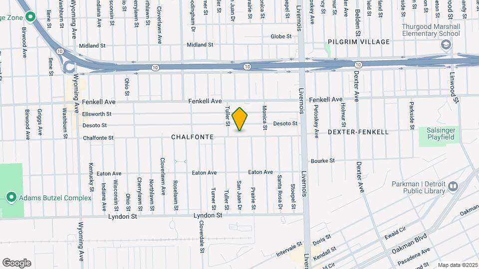 7450 Chalfonte St Map and Location Details