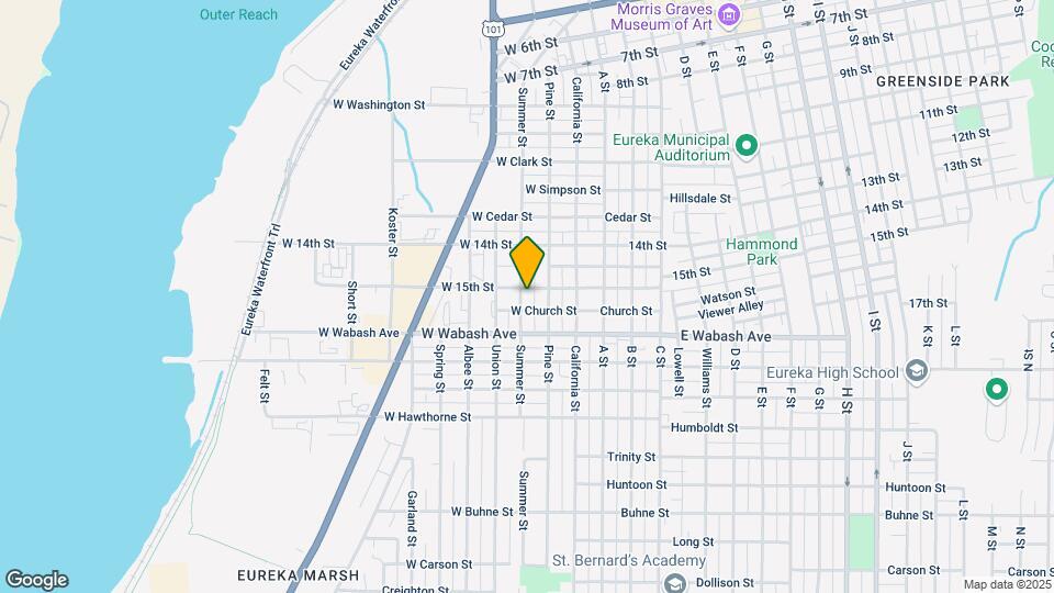 233 W 15th St Mapa y Detalles de la Ubicación