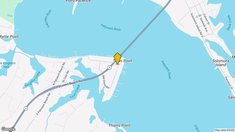 24066 N Patuxent Beach Rd Map and Location Details