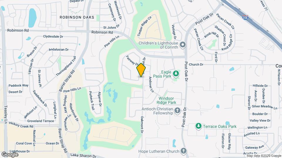 1670 Oak Ridge Dr Map and Location Details