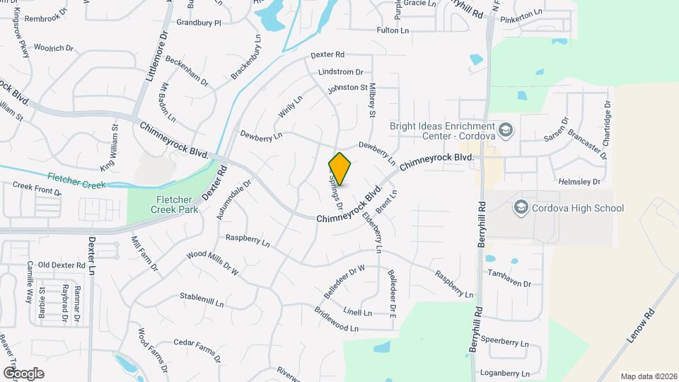 1838 Oak Springs Dr Map and Location Details